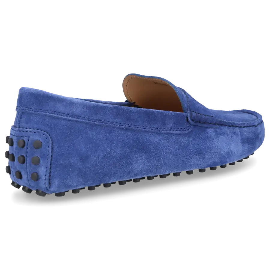 Tod's - Mokassins GOMMINO Veloursleder - blau