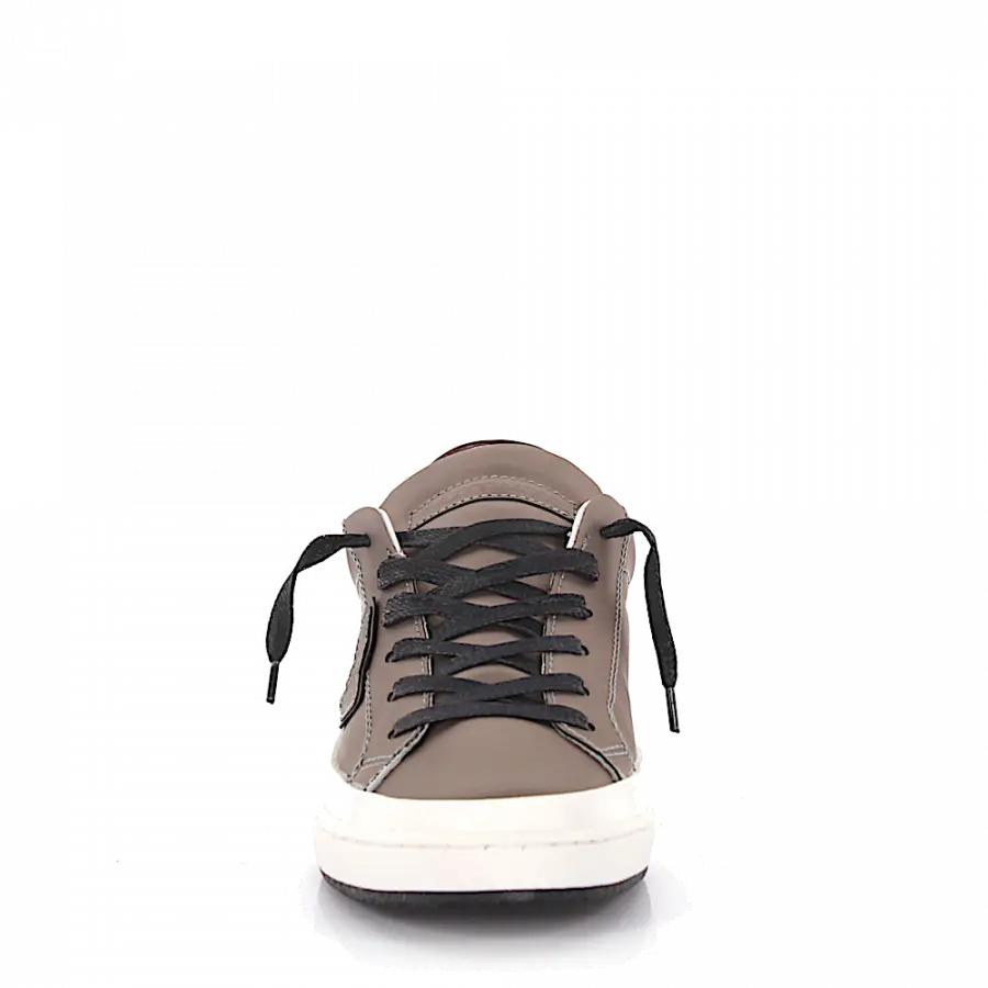 Philippe Model - Keilsneakers Classic Lakers Low Leder grau metallic - grau
