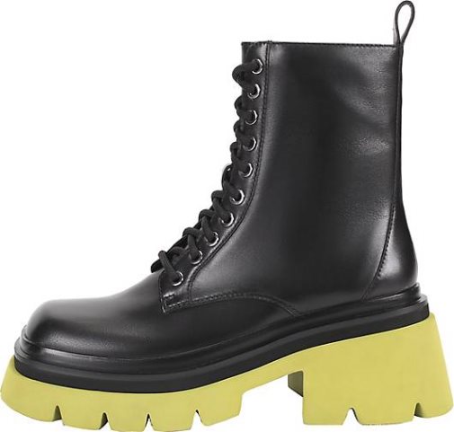 ekonika Schnürboots mit massiver Kontrastsohle