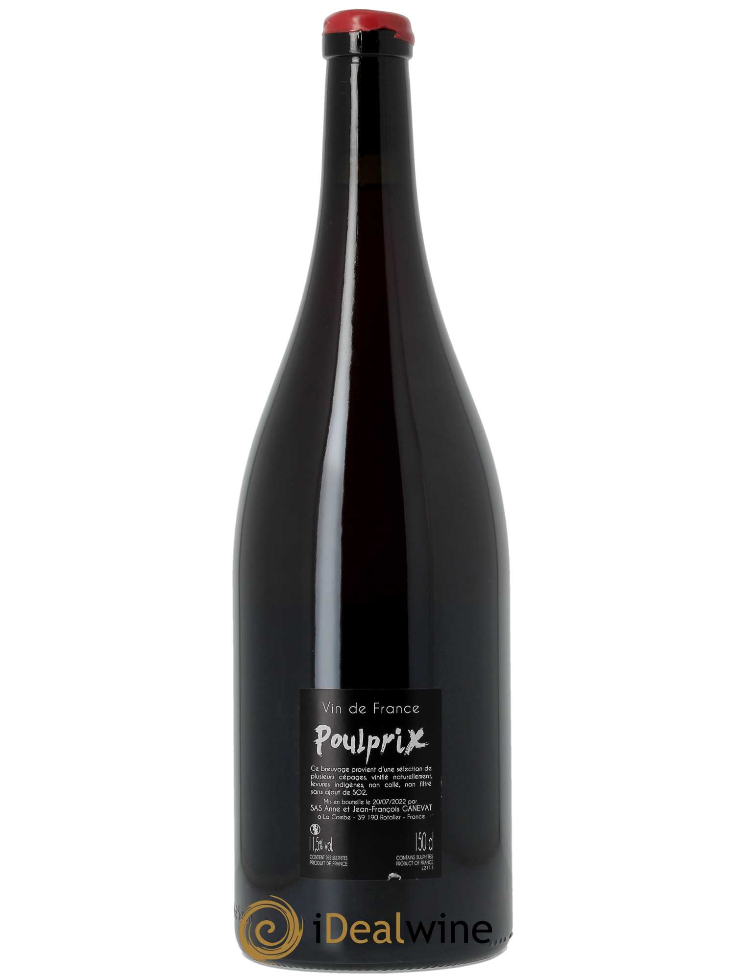 Vin de France Poulprix Anne et Jean François Ganevat   - Lot de 1 Magnum