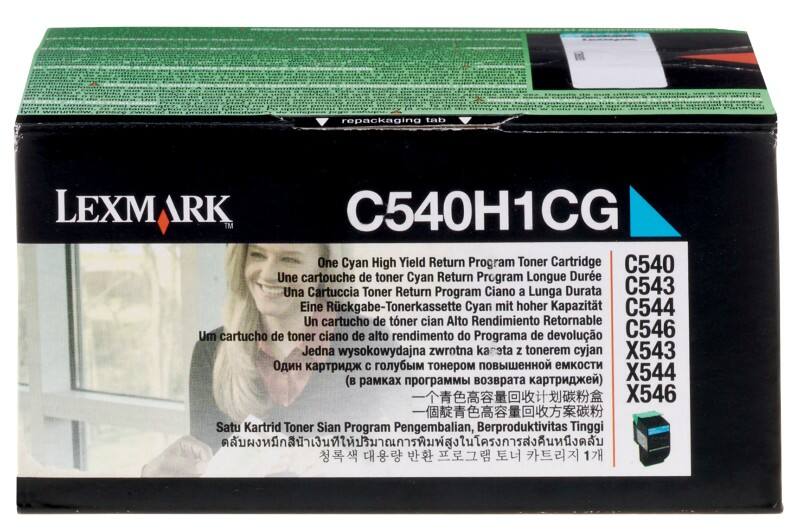 Lexmark C540H1CG Original Tonerkartusche Cyan