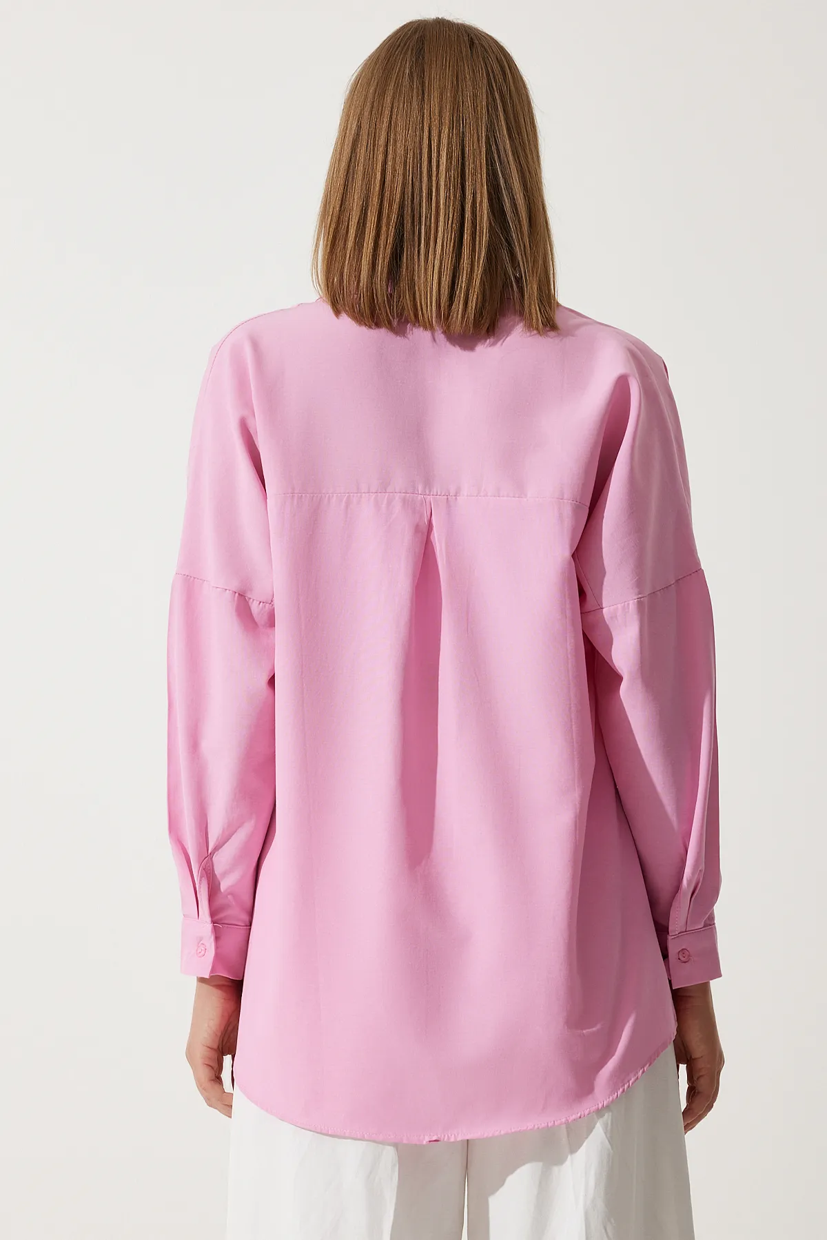 Happiness İstanbul  Hemd - Rosa - Oversized
