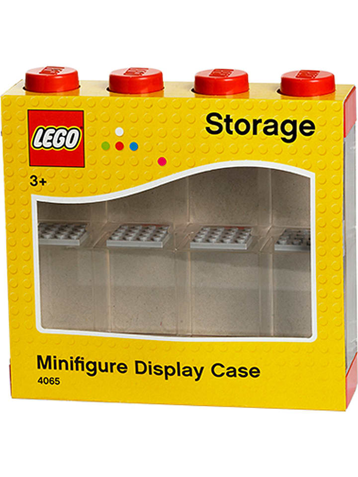 LEGO Figuren-Schaukasten in Rot - (B)19,1 x (H)18,4 x (T)4,7 cm günstig kaufen onesize