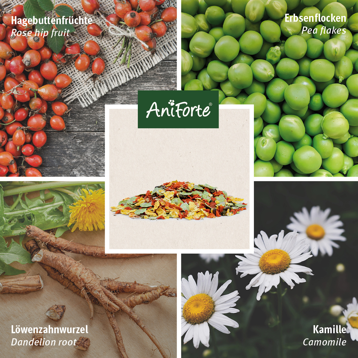 Aniforte Hauptfutter Aniforte Natur Nagerfutter 4,5kg