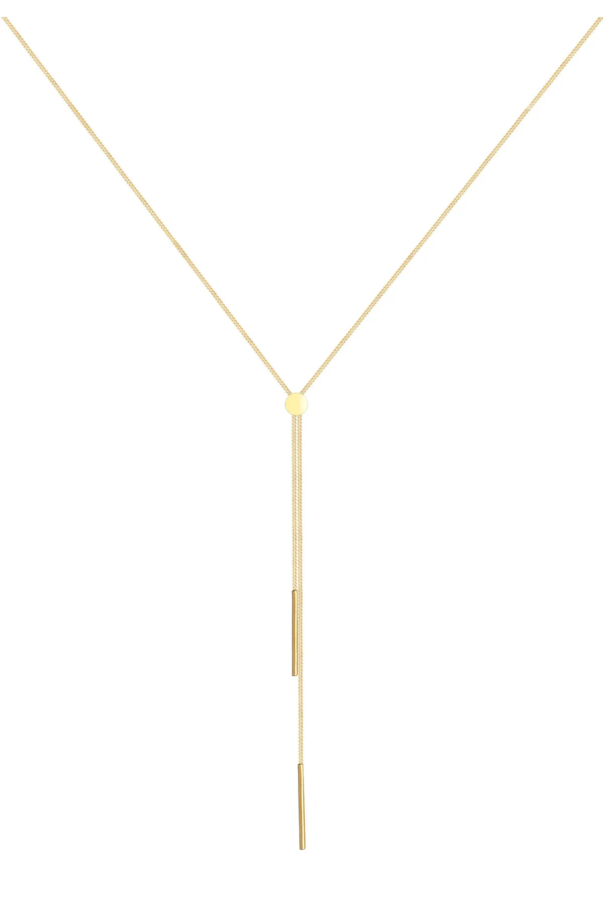 ELLI  Halskette Y-Kette Geo Stab Minimal 925 Silber