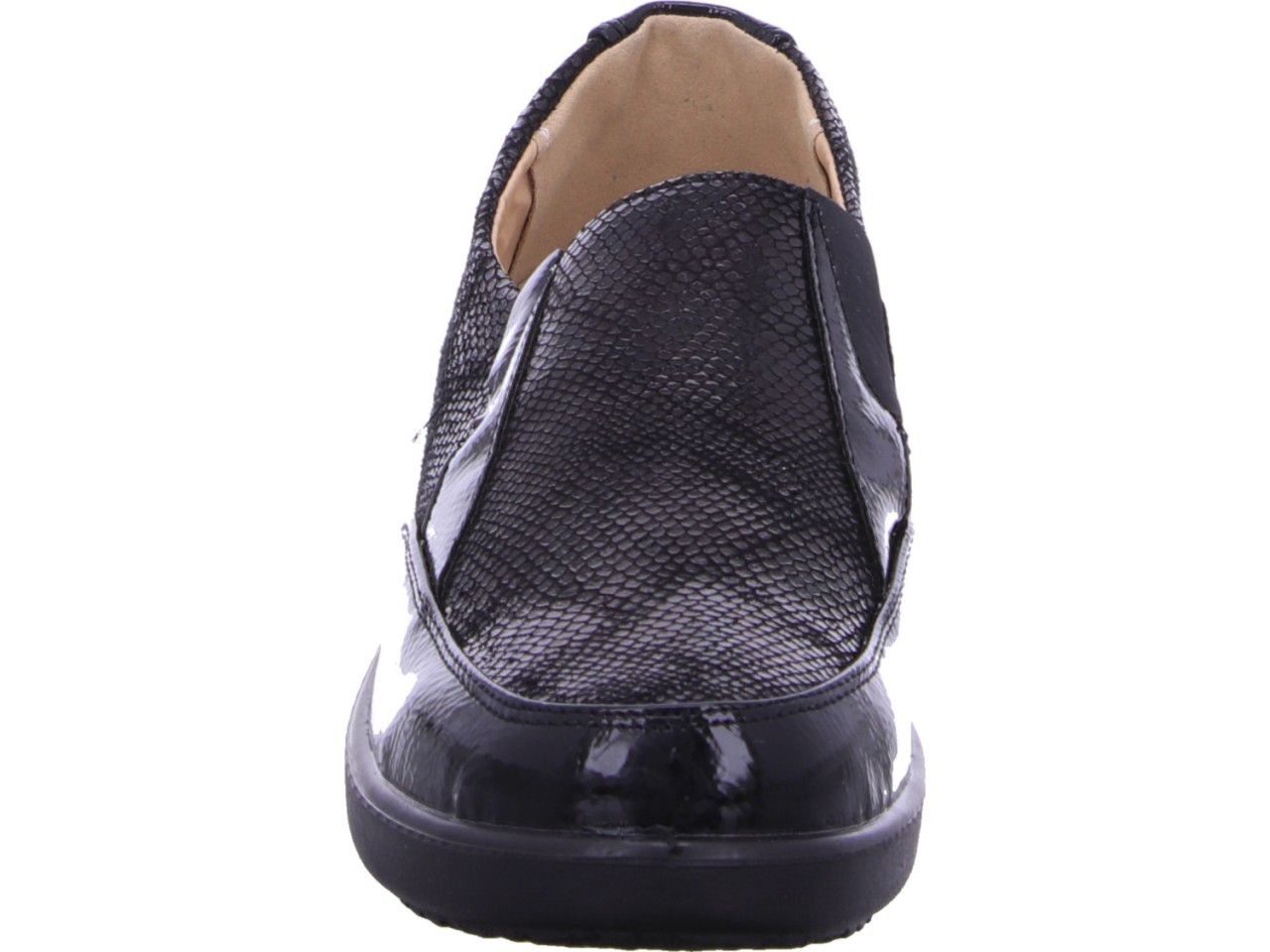DIVERSE Sportliche Slipper schwarz
