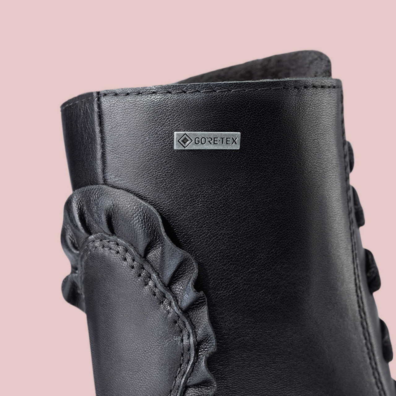 ABBY - Schwarz Boots mit Reißverschluss