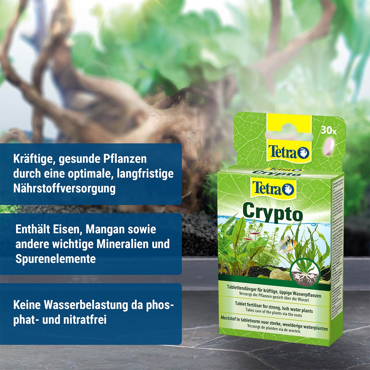 Tetra Pflanzendünger Crypto 30 Tabletten kaufen