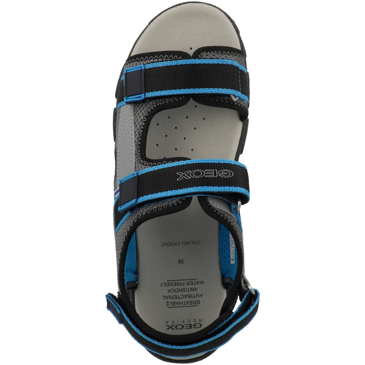 Geox J S.Strada A Sandale dunkelgrau