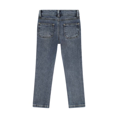 Jeanshose, mittelblau für Mädchen