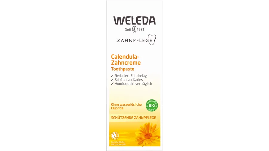WELEDA ZAHNPFLEGE Calendula-Zahncreme 75 ml