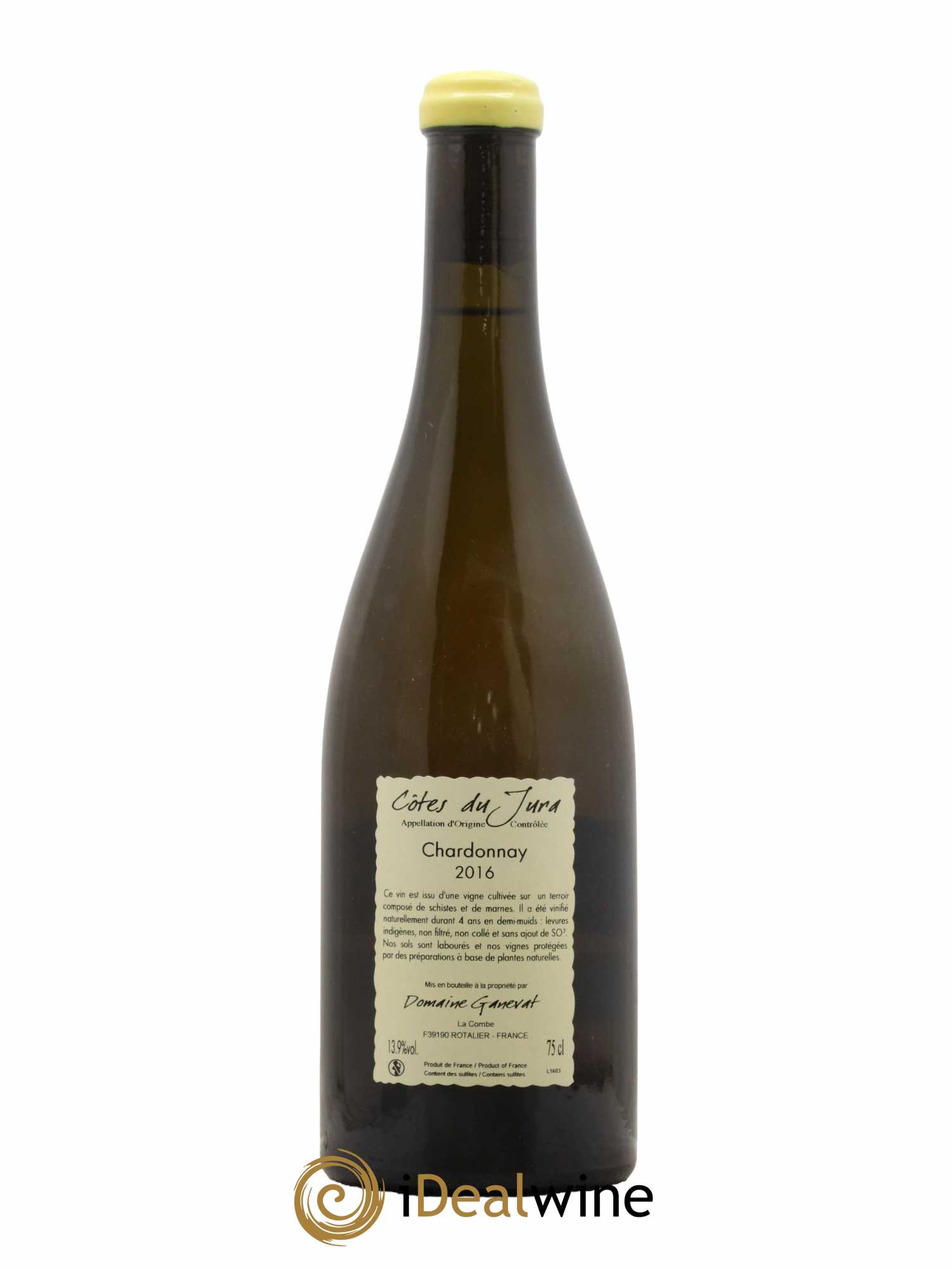 Côtes du Jura Grusse en Billat Jean-François Ganevat (Domaine)  2016 - Lot de 1 Bouteille