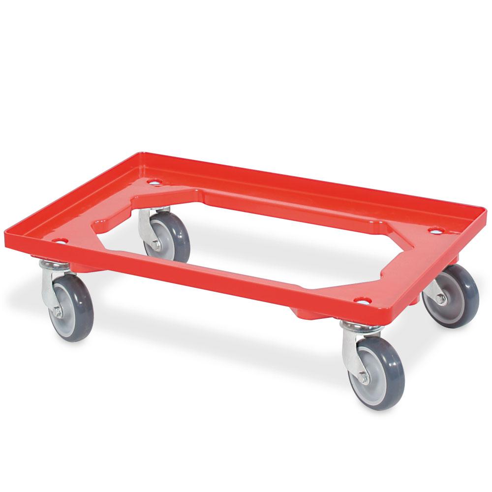 BRB Transportroller 600x400 mm rot (4er Set)