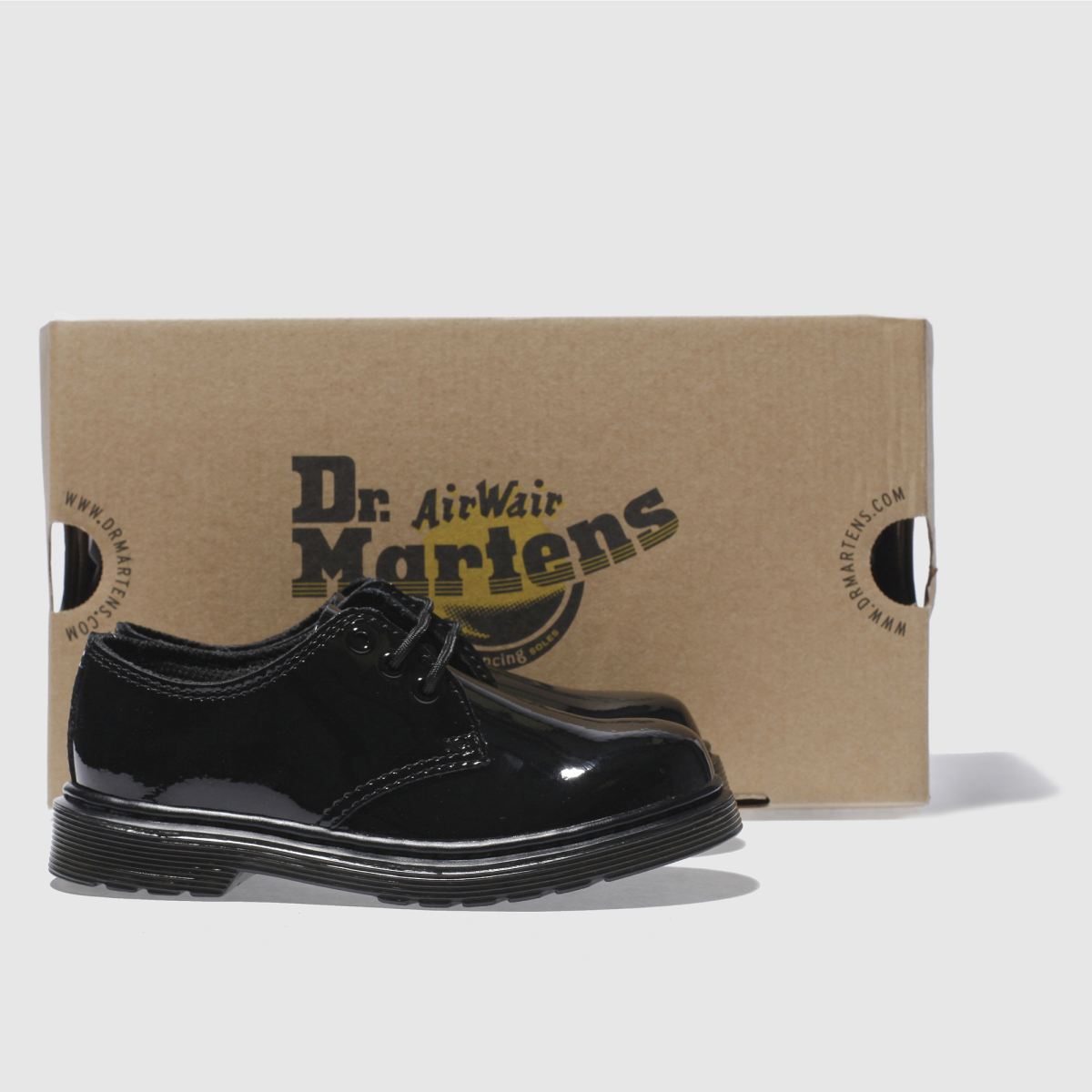 Dr. Martens fekete 1461 Lány Junior Cipő