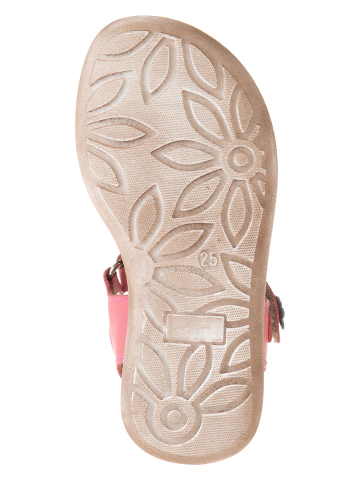 kmins Leder-Sandalen in Rosa günstig kaufen