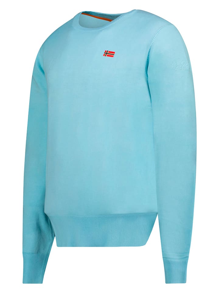 Geographical Norway Pullover in Hellblau günstig kaufen