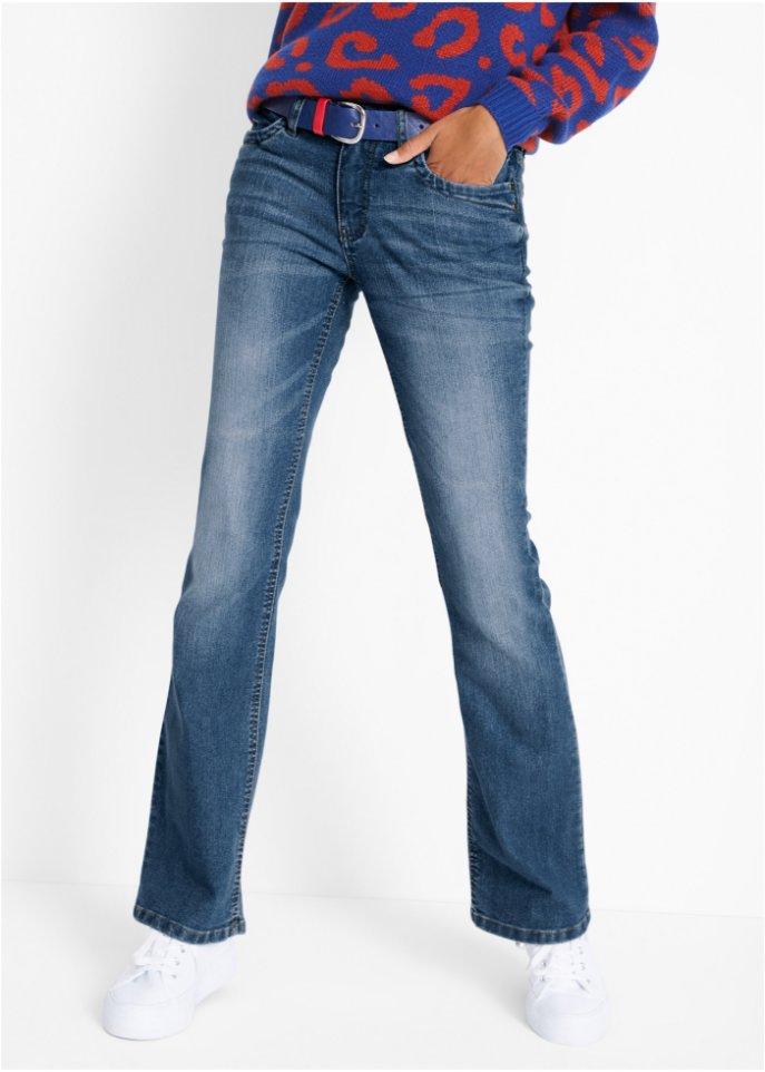 Komfort-Stretch-Jeans, Bootcut