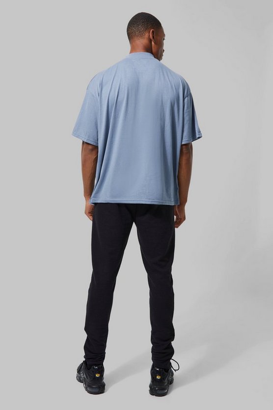 Man Active kastiges Gym Athletic T-Shirt