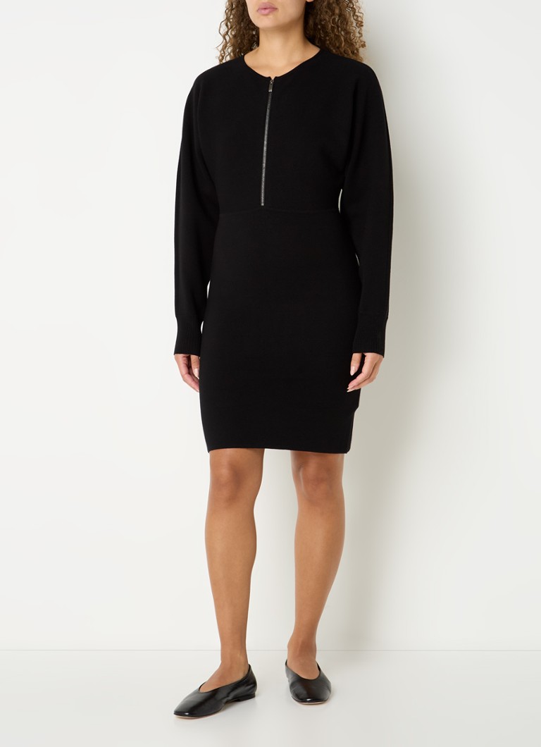 Μίνι φόρεμα MaxMara Rodi από λεπτό πλεκτό μαλλί με ανάμεικτο σχέδιο