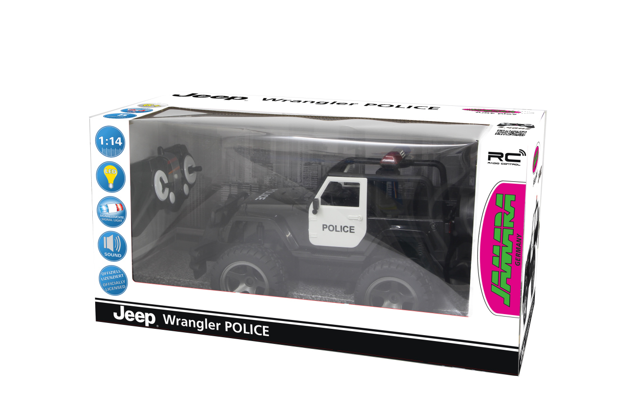 Jamara e.K. Jeep Wrangler Police 1:14 2,4GHz
