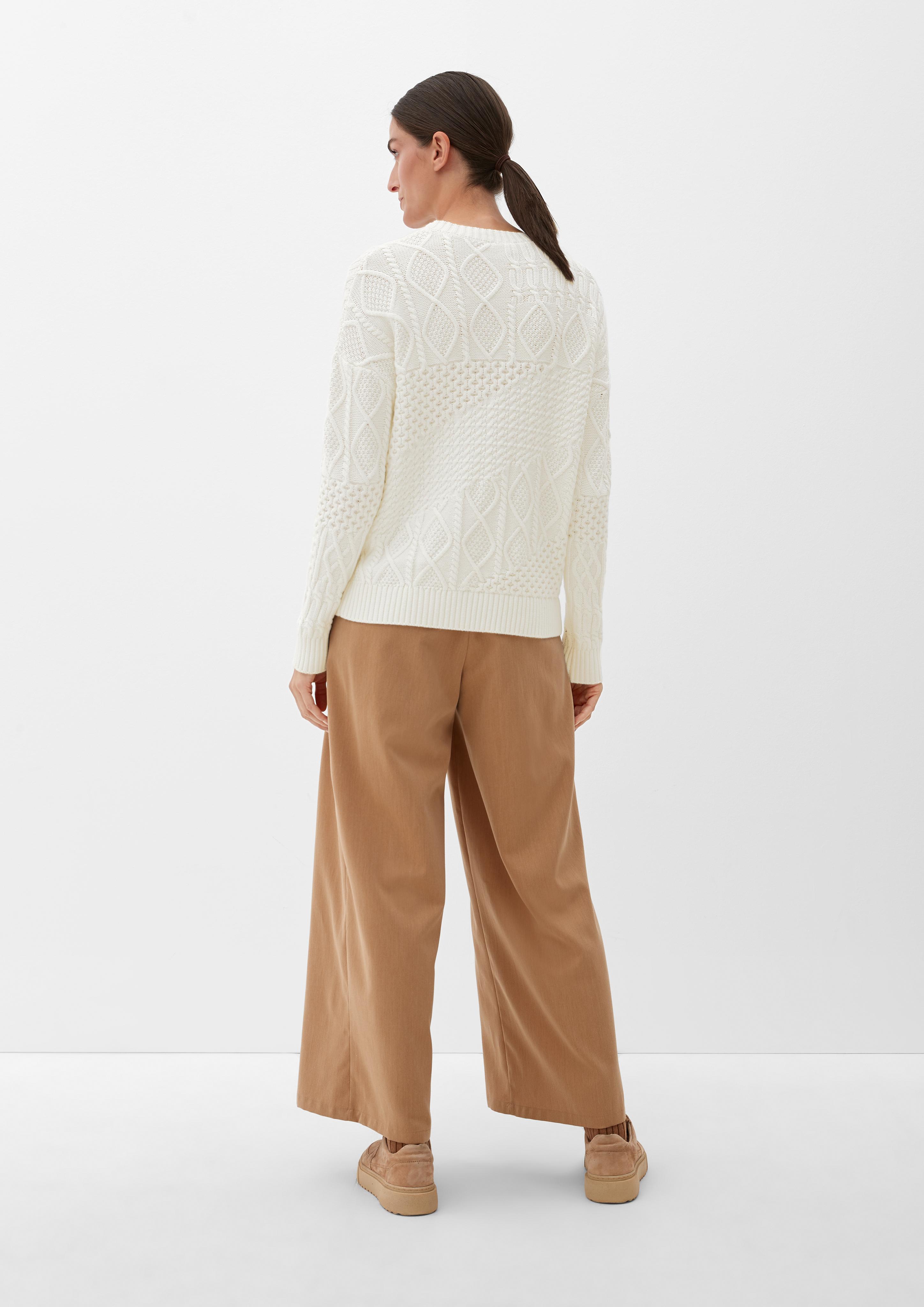 Strickpullover im Mustermix  2121261-0210