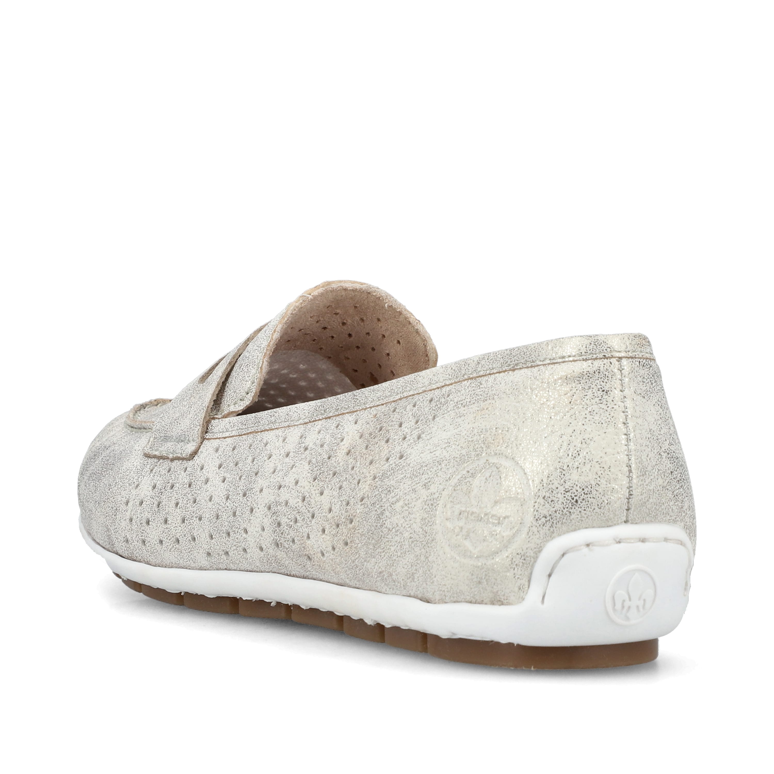 Rieker Damen Loafer hellbeige