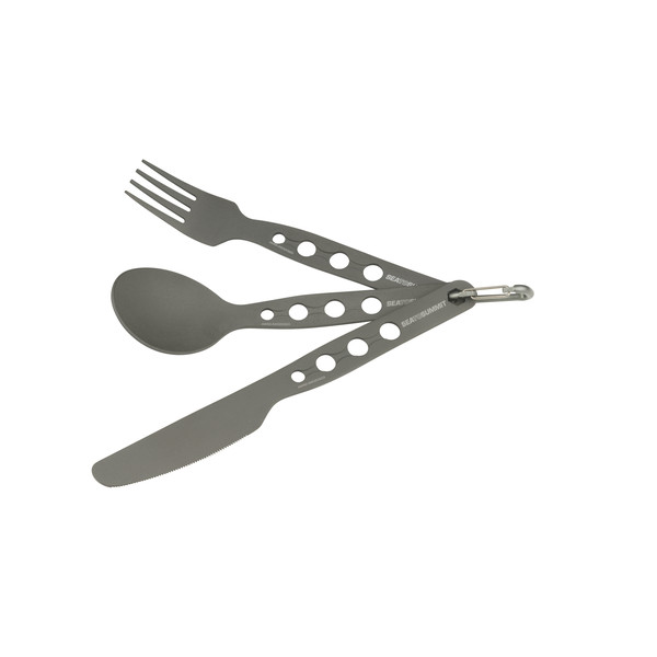 ALPHASET 3PC CUTLERY SET - Campinggeschirr
