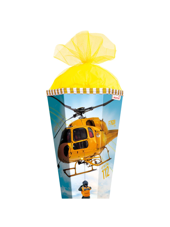 ROTH Schultüte groß Helikopter 85 cm in Gelb günstig kaufen onesize