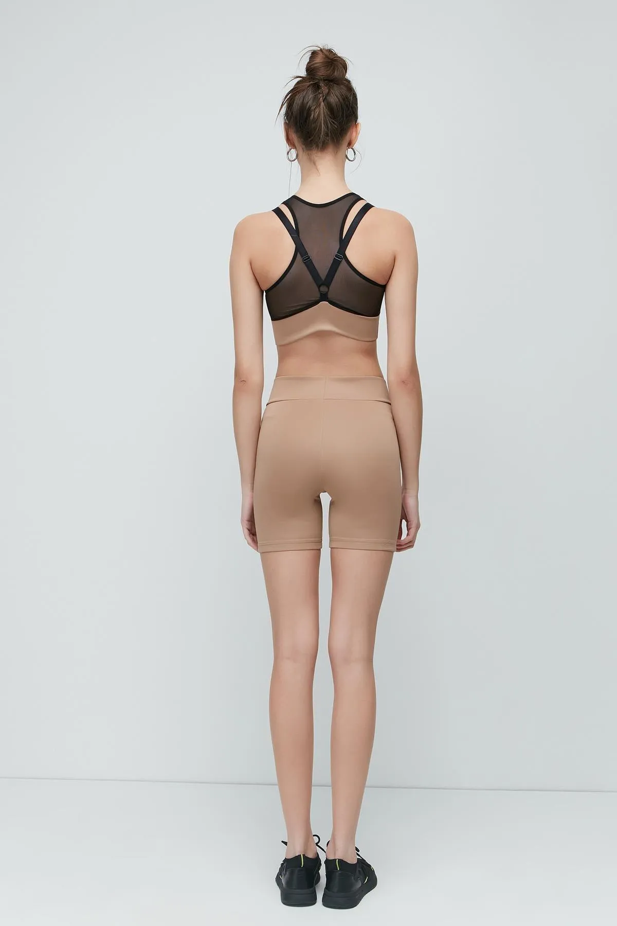 C&City  Bustier-Langshorts-Set mit Tülldetail 9150 Braun