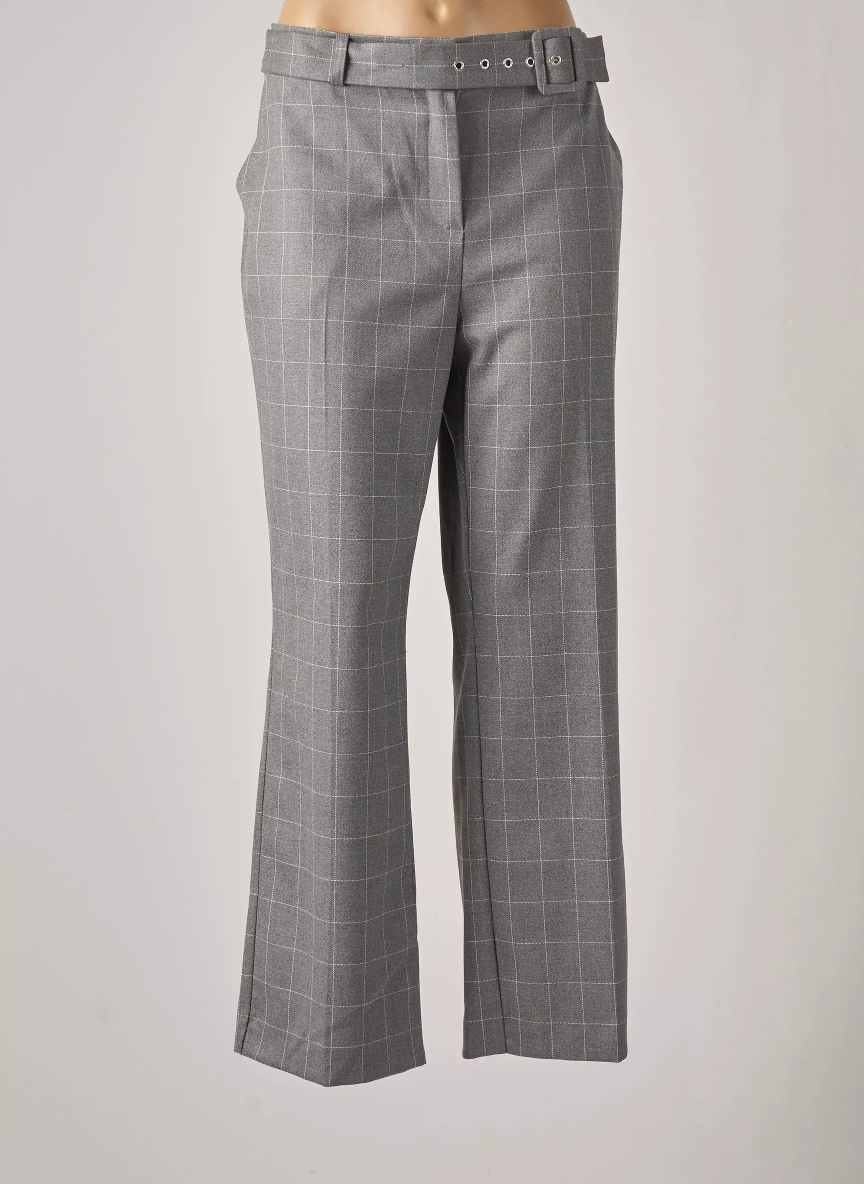 Julie Guerlande Pantalon7 8 Femme couleur gris