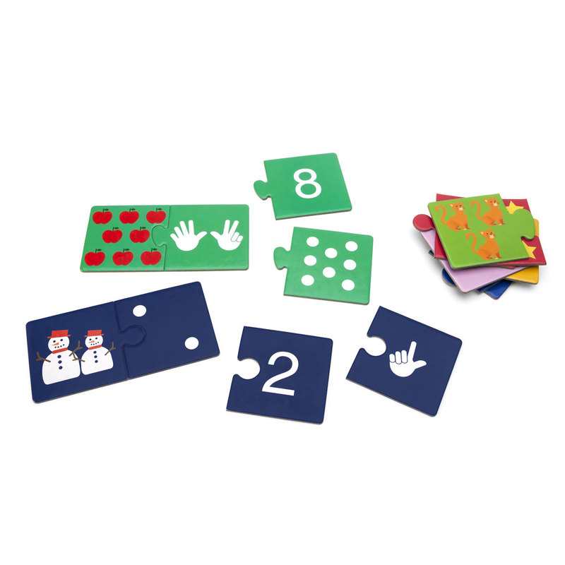 Puzzle d'association quel chiffre Oxybul