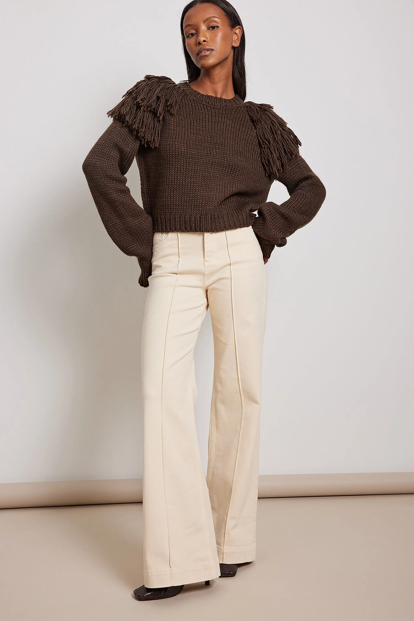 Strickpullover mit Details