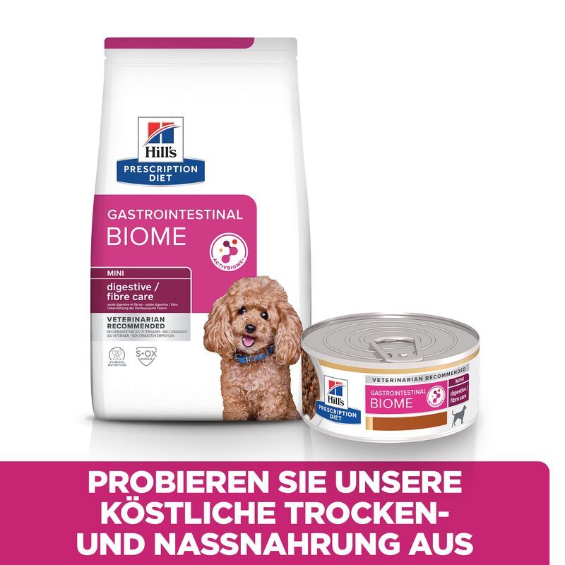 Hill's Hundetrockenfutter Hill's Prescription Diet Gastrointestinal Biome Mini mit Huhn 6kg
