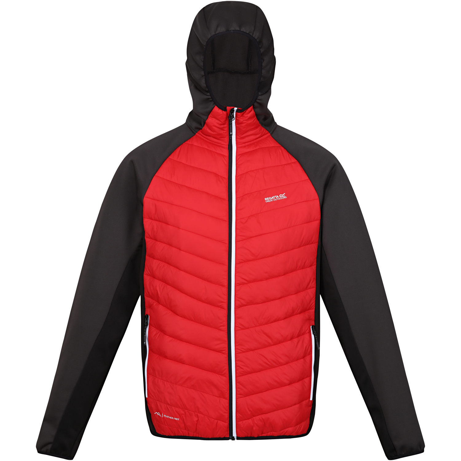 Regatta Herren Jacke Andreson VIII Hybrid (rot/schwarz)