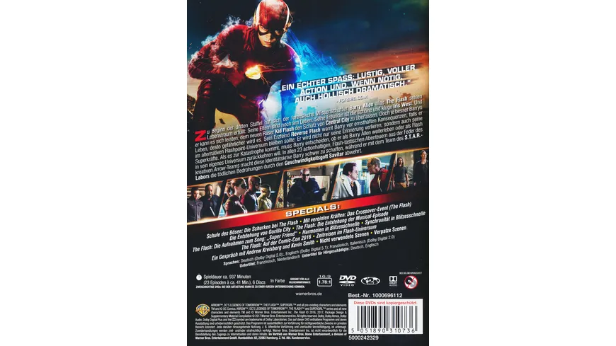 The Flash - Die komplette 3. Staffel  [6 DVDs]