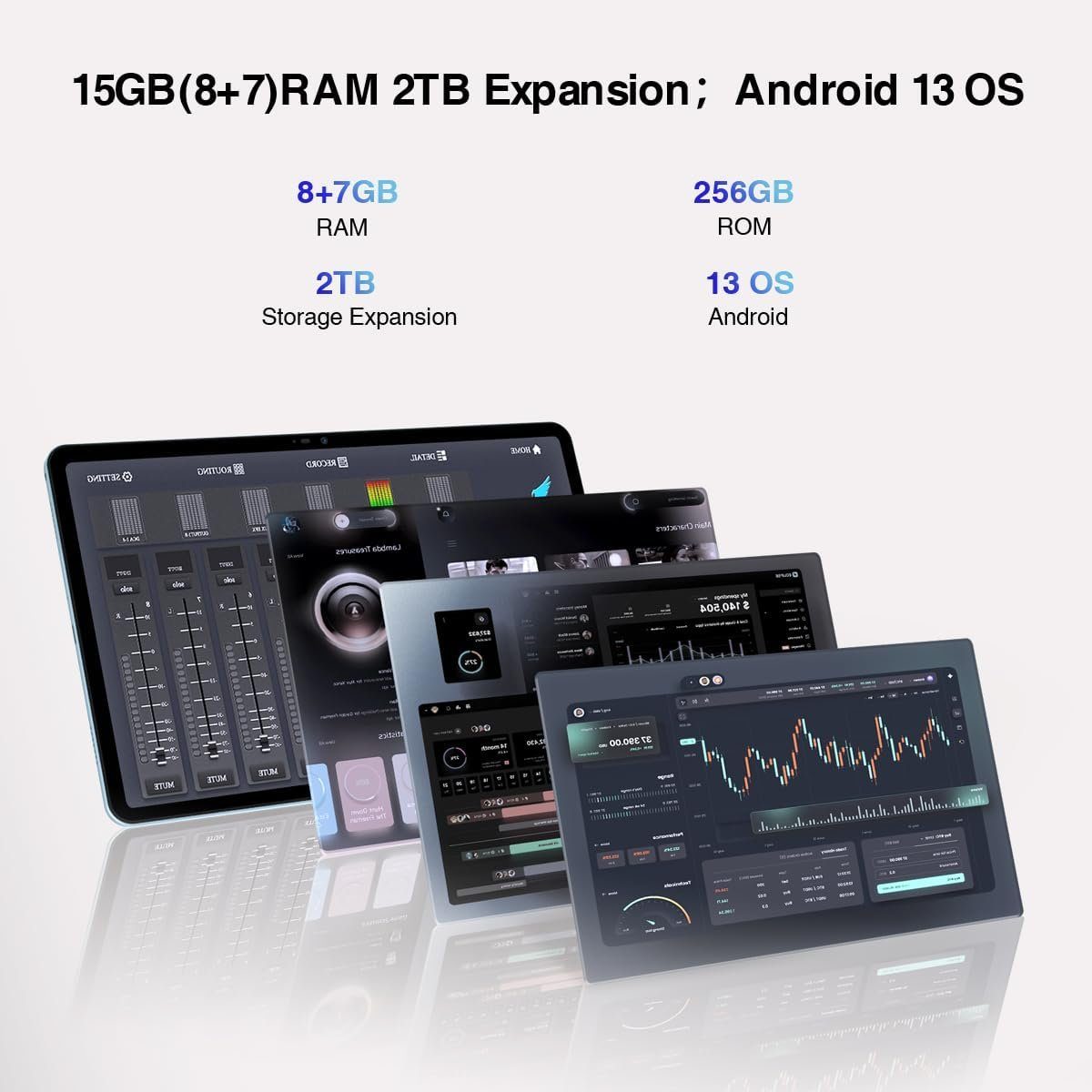 DOOGEE T30 PRO 2.5K Display Helio G99 Octa-Core 15GB RAM (2TB TF) Tablet (11
