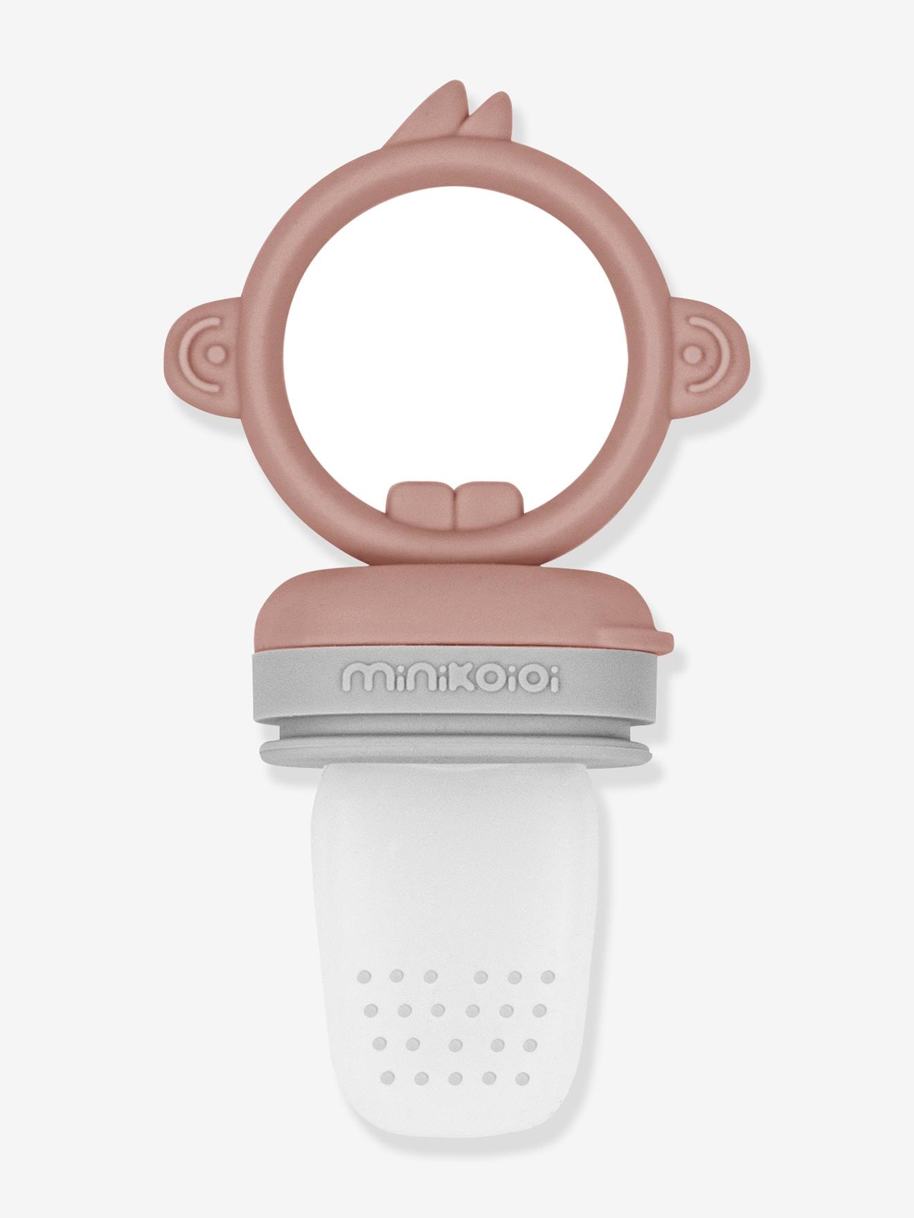 Grignoteur MINIKOIOI Baby Pulp en silicone ardoise/gris