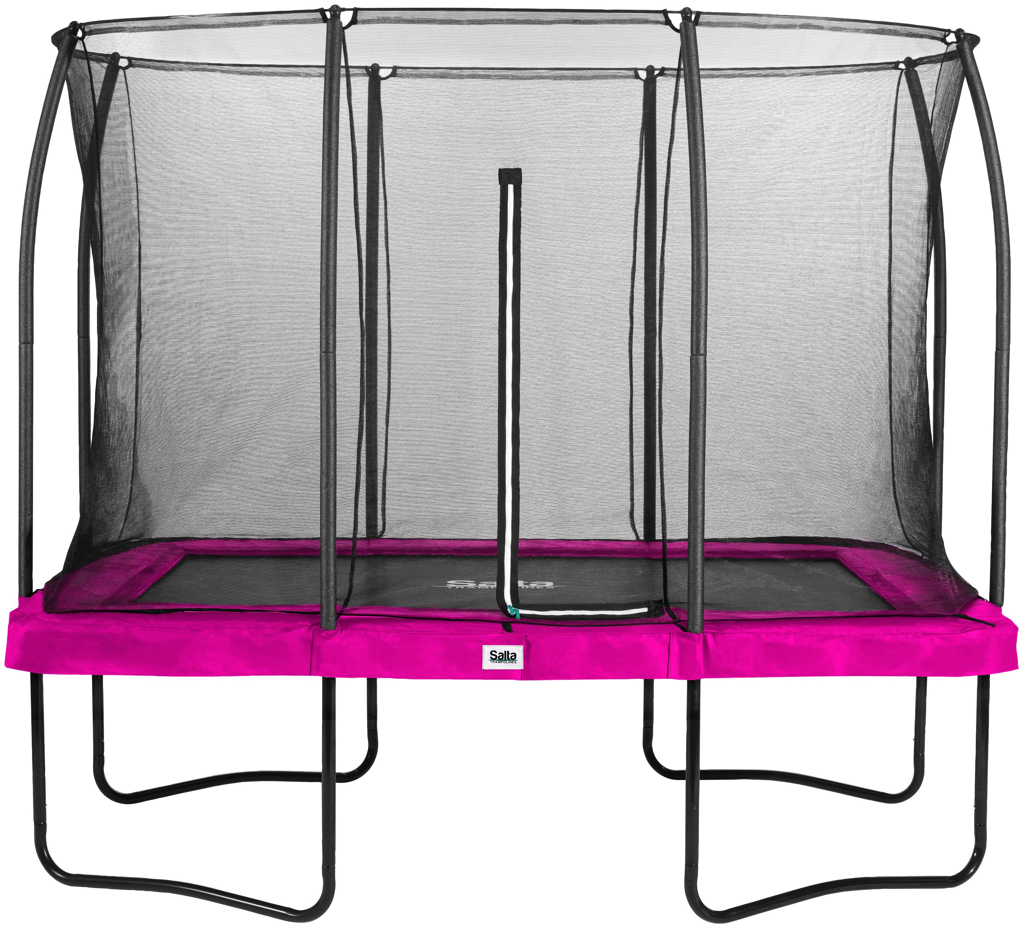 Salta Gartentrampolin Comfort Edition, Schutzrand pink