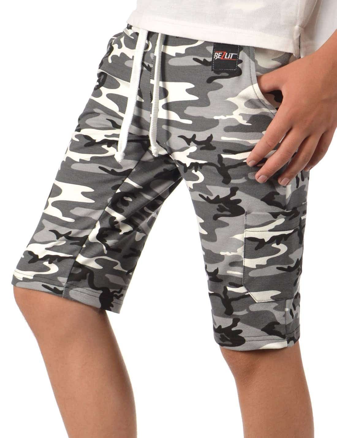 BEZLIT Cargoshorts Kinder Jungen Stoff Shorts Uni Camouflage (1-tlg) Casual