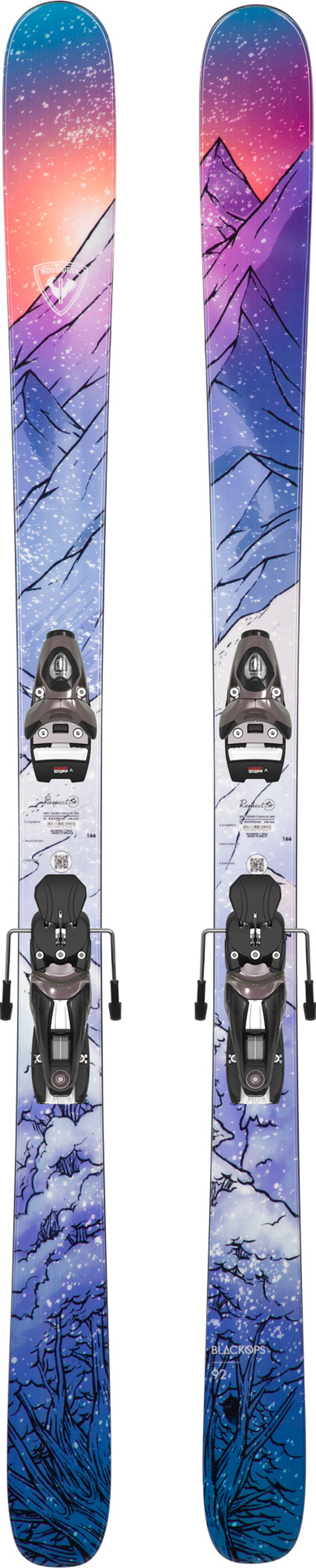 DAMEN FREERIDE SKIER BLACKOPS W 92 OPEN