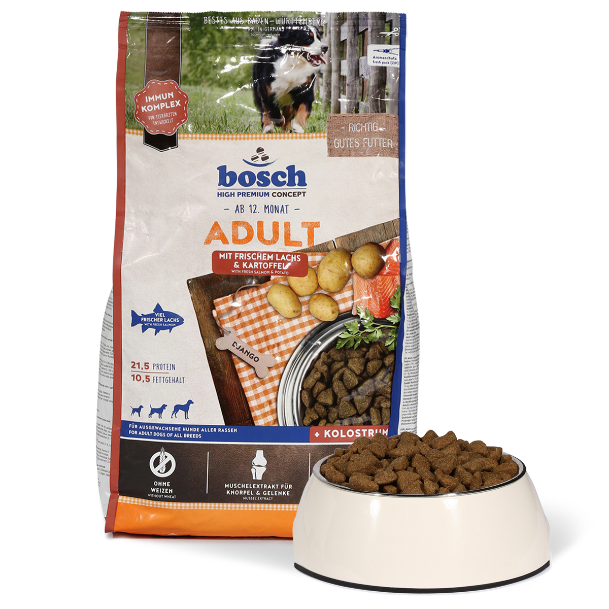Bosch Hundefutter Adult Lachs & Kartoffel kaufen bei ZooRoyal