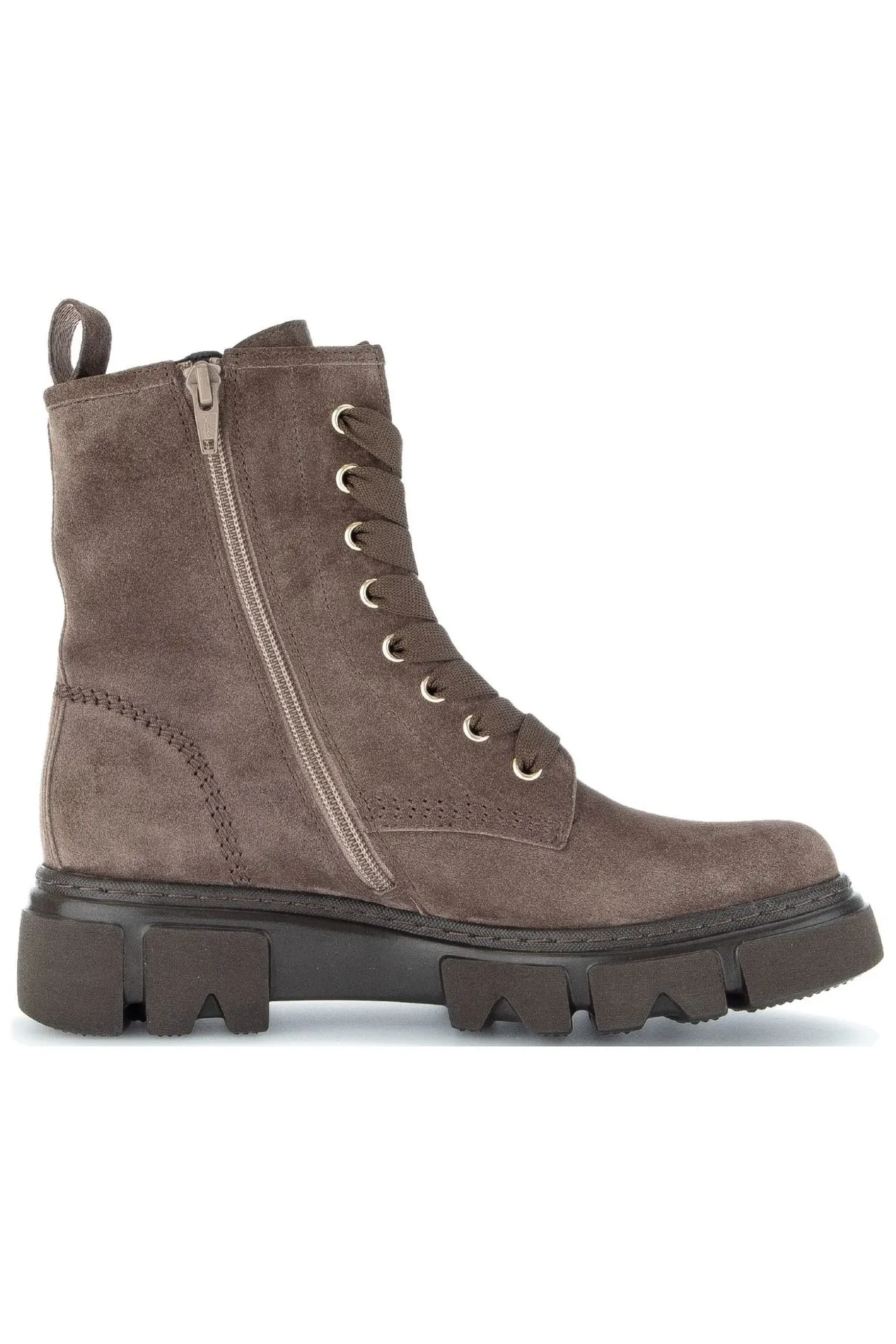 GABOR  Stiefelette - Braun - Blockabsatz