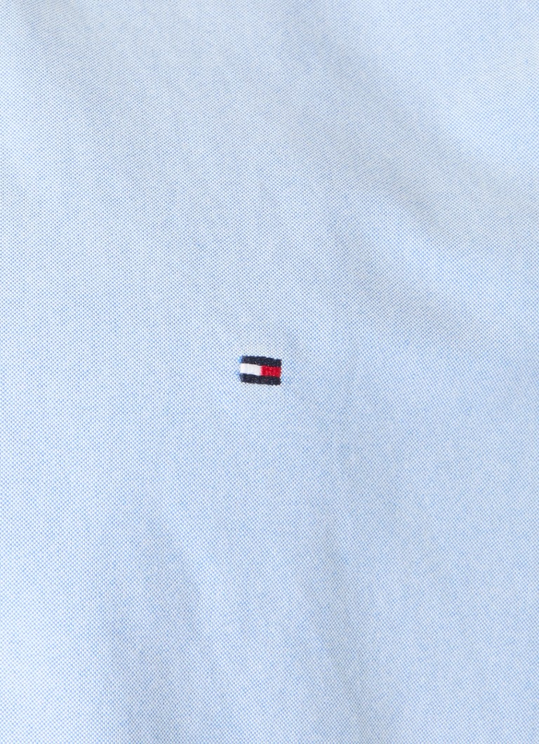 Tommy Hilfiger Solid regular fit shirt with logo embroidery