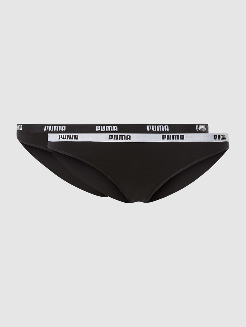 Slip im 2er-Pack in schwarz