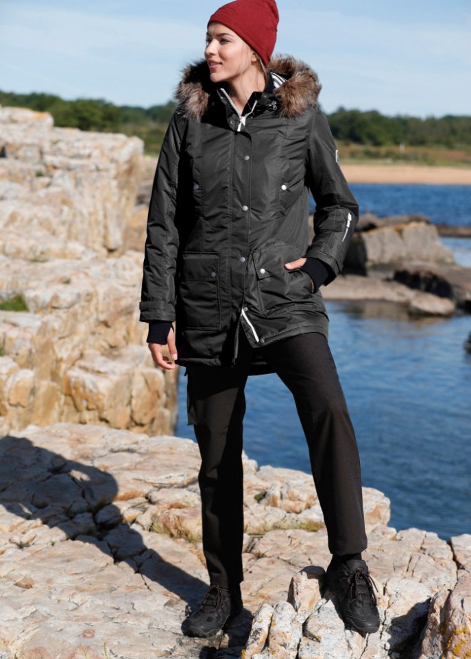 Outdoor-Funktions-Jacke mit Kapuze