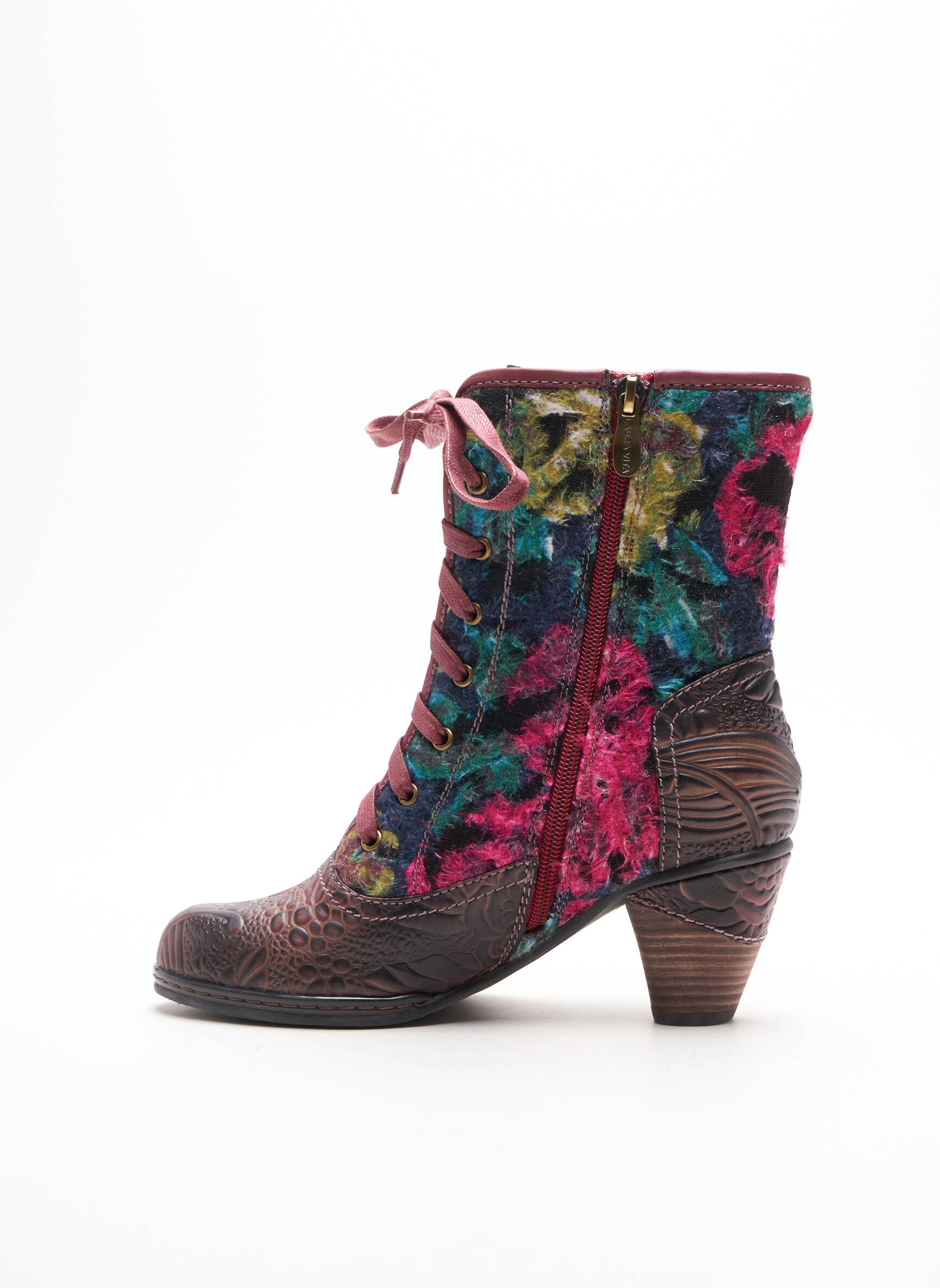 Laura Vita Bottines Femme couleur rose