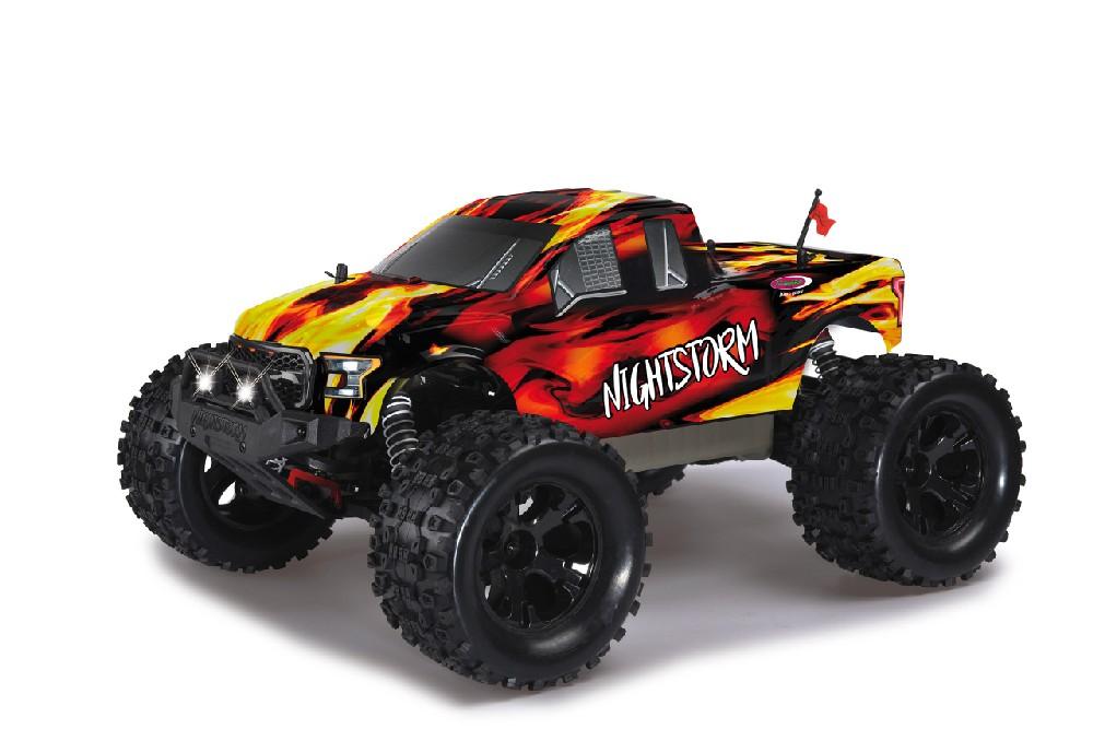 Jamara e.K. JAMARA Nightstorm Monstertruck BL 4WD 1:10 Lipo 2,4GHz mit LED