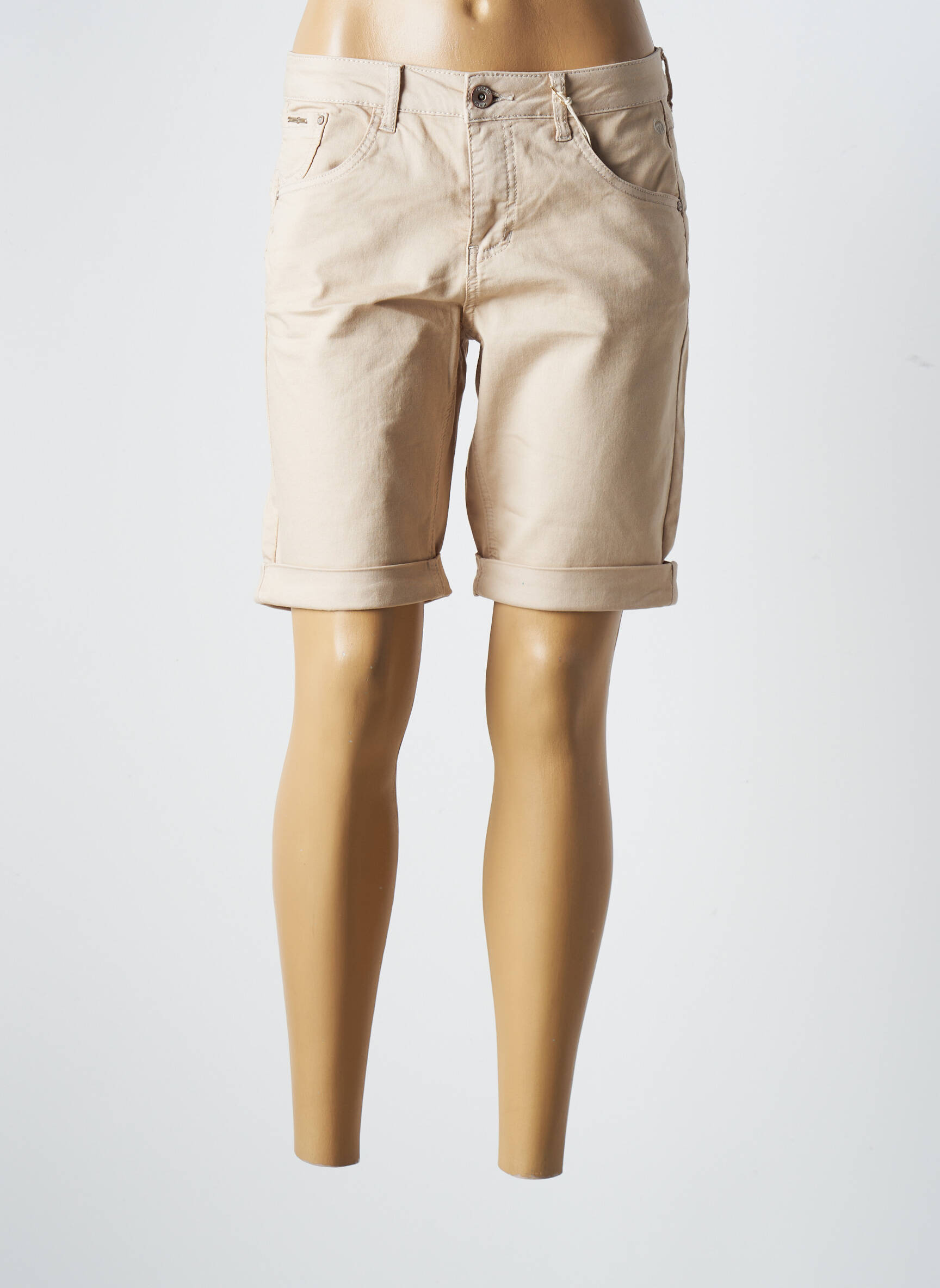 Cream Bermudas Femme couleur beige