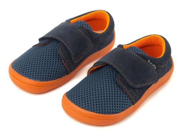 beda ~ LowCut Leder & Mesh ~ Mandarine