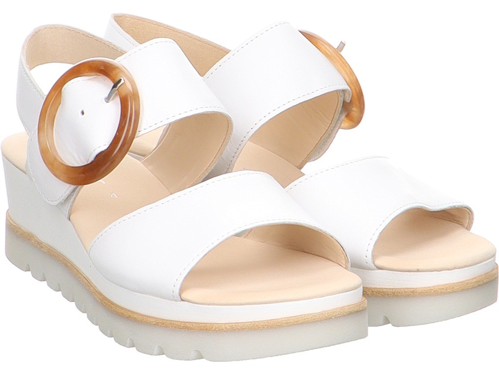 GABOR Klassische Sandalen weiss Fashion 24